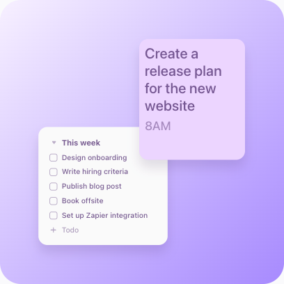 Use your calendar as a todo list